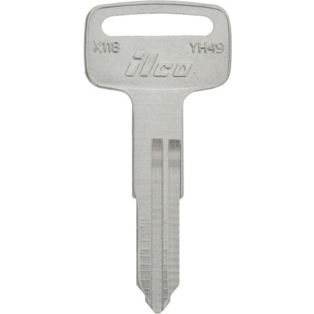 Hillman Traditional Key Motorcycle Key Blank YH-60 (X-118) Double For Yamaha 84658